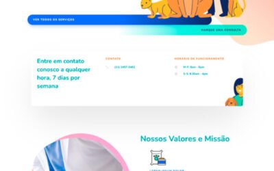 Criar Site de clinica veterinária